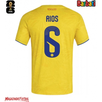 Columbia Richard Rios #6 Tricou Fotbal Replică Mondial 2026 Barbati Acasa